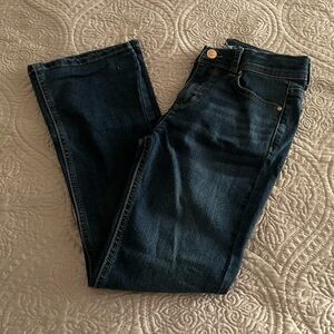 Jordache Dark Blue Girls Jeans Bootcut Size 12
